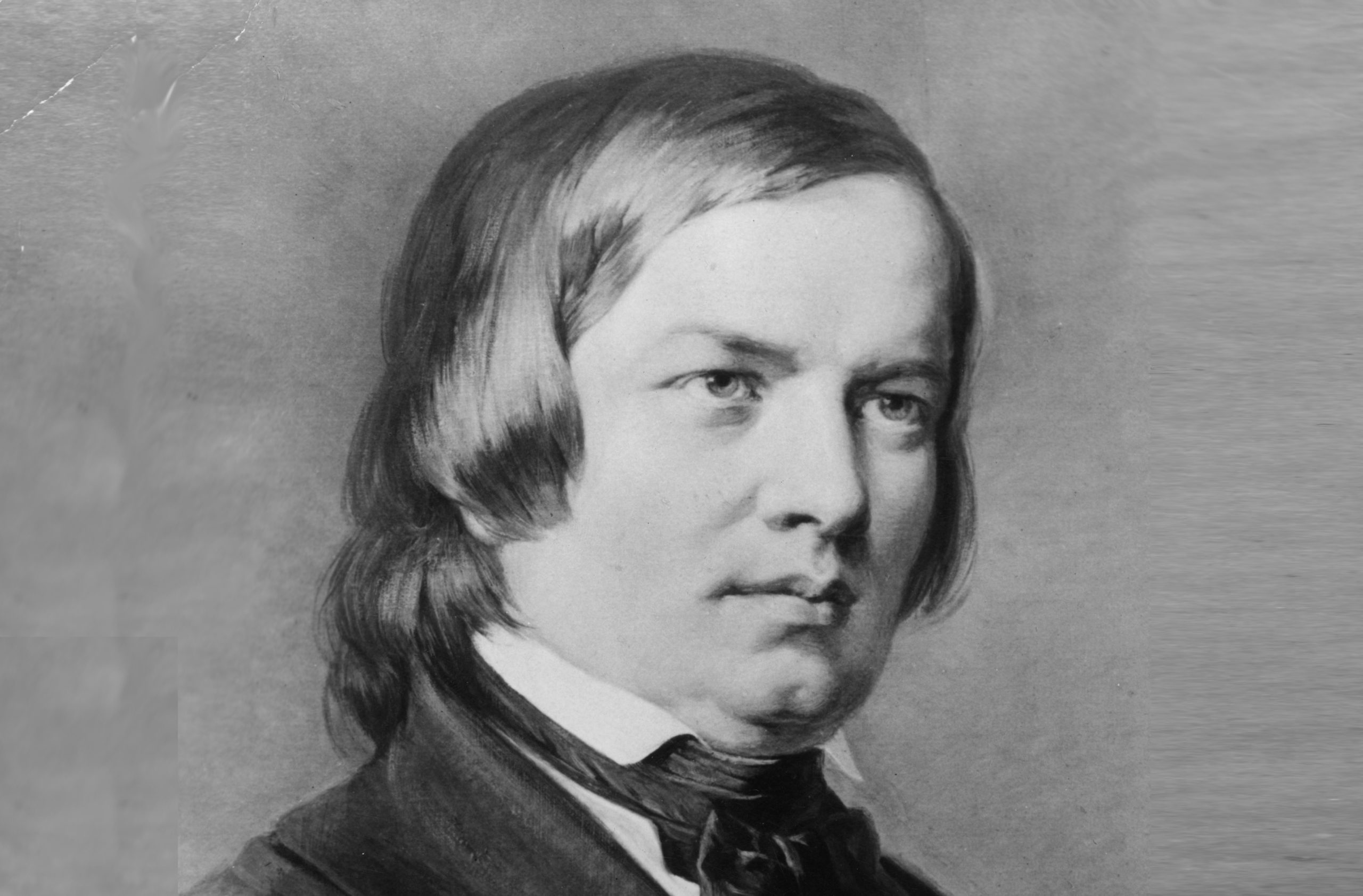 circa 1800:  German composer Robert Alexander Schumann (1810 - 1856). Original Artwork: Painting by Jeagor.  (Photo by Hulton Archive/Getty Images)