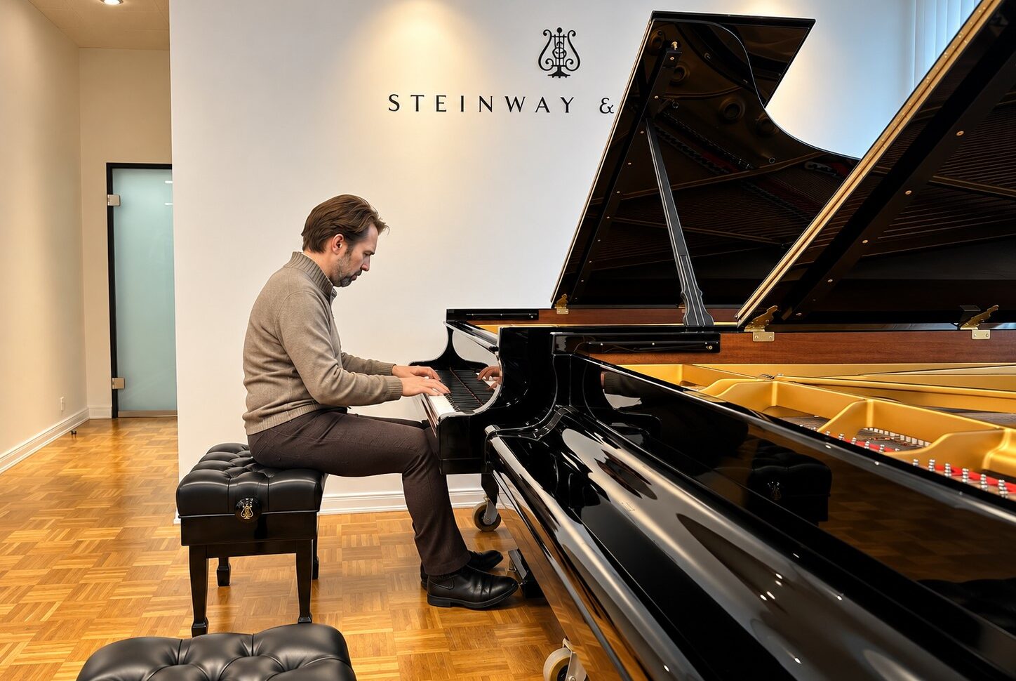 Andsnes ved flygelet
